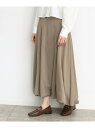 【SALE/20%OFF】サテンバルーンスカート THE SHOP TK ザ ショップ ティーケー スカート ロング・マキシスカート ベージュ ブラック【RBA...