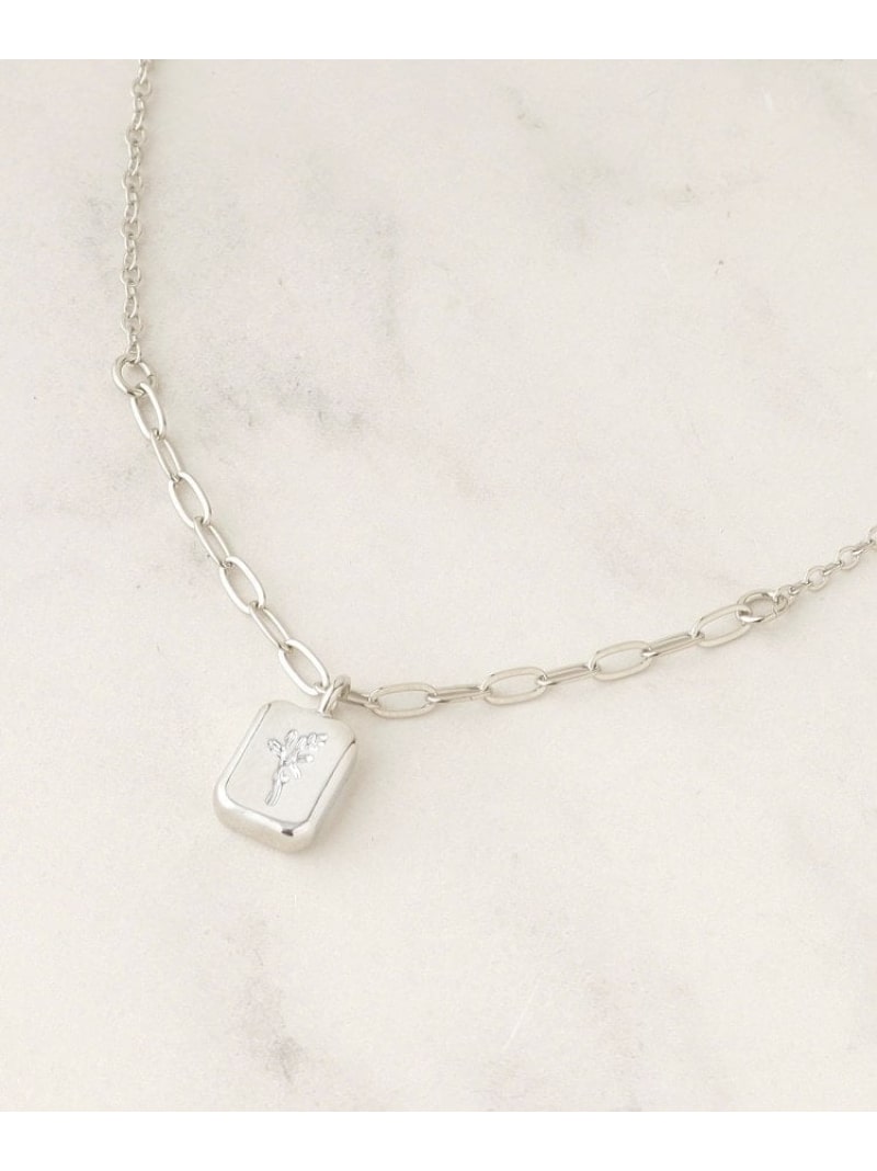 メタルメダリオンショートネックレス grove グローブ アクセサリー・腕時計 ネックレス シルバー ゴールド[Rakuten Fashion](4)