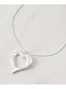 【SALE/20%OFF】【2WAY】ハートネックレス SHOO・LA・RUE シューラルー アクセサリー・腕時計 ネックレス シルバー ブラック ゴールド【R...