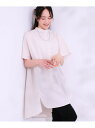 【SALE/10%OFF】【洗える】体型きれい見え チュニックワンピース SHOO・LA・RUE シューラルー ワンピース・ドレス チュニック ベージュ ネイビ...