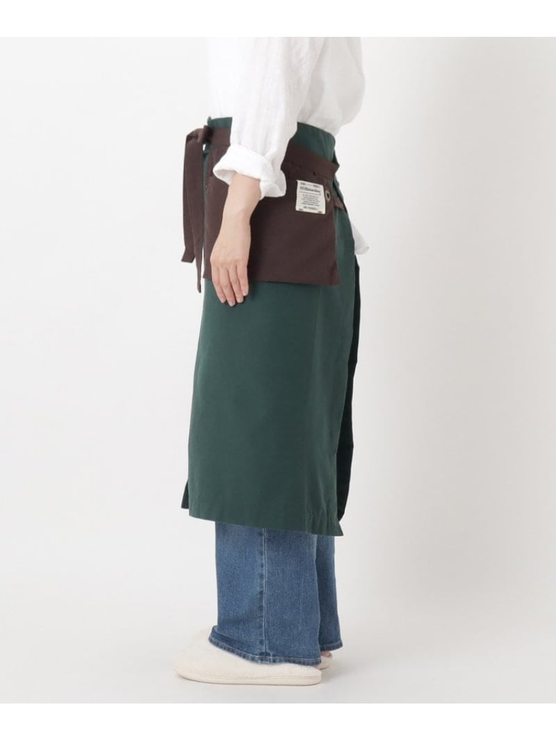 GAP ロングギャルソン リサイクルコットン グリーン*ダークブラウン ＜212Kオリジナル＞ 212 KITCHEN STORE トゥーワントゥーキッチンストア 食器・調理器具・キッチン用品 その他の食器・調理器具・キッチン用品 グリーン[Rakuten Fashion] worldonlinestore-10066949 WORLD ONLINE STORE楽天市場店 サンプル画像3