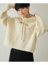 【SALE/30%OFF】《ツインセット》バラクラバ*ハイネックショートニット【洗える】 OPAQUE.CLIP オペークドットクリップ トップス ニット ホワ...