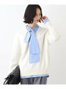 【SALE/50%OFF】【洗える/カシミヤ混/日本製】Vネックコクーンシルエットニット INDIVI インディヴィ トップス ニット ブラック ピンク パープ...
