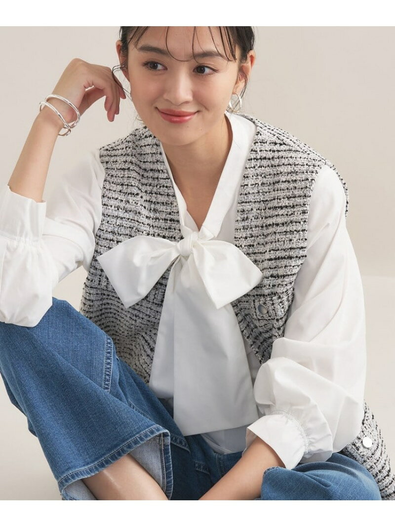 SALE10%OFFۡ2å//ˡۥĥɥ&ܥ֥饦 INDIVI ǥ ȥåץ 󥵥֥ ۥ磻 ͥ...