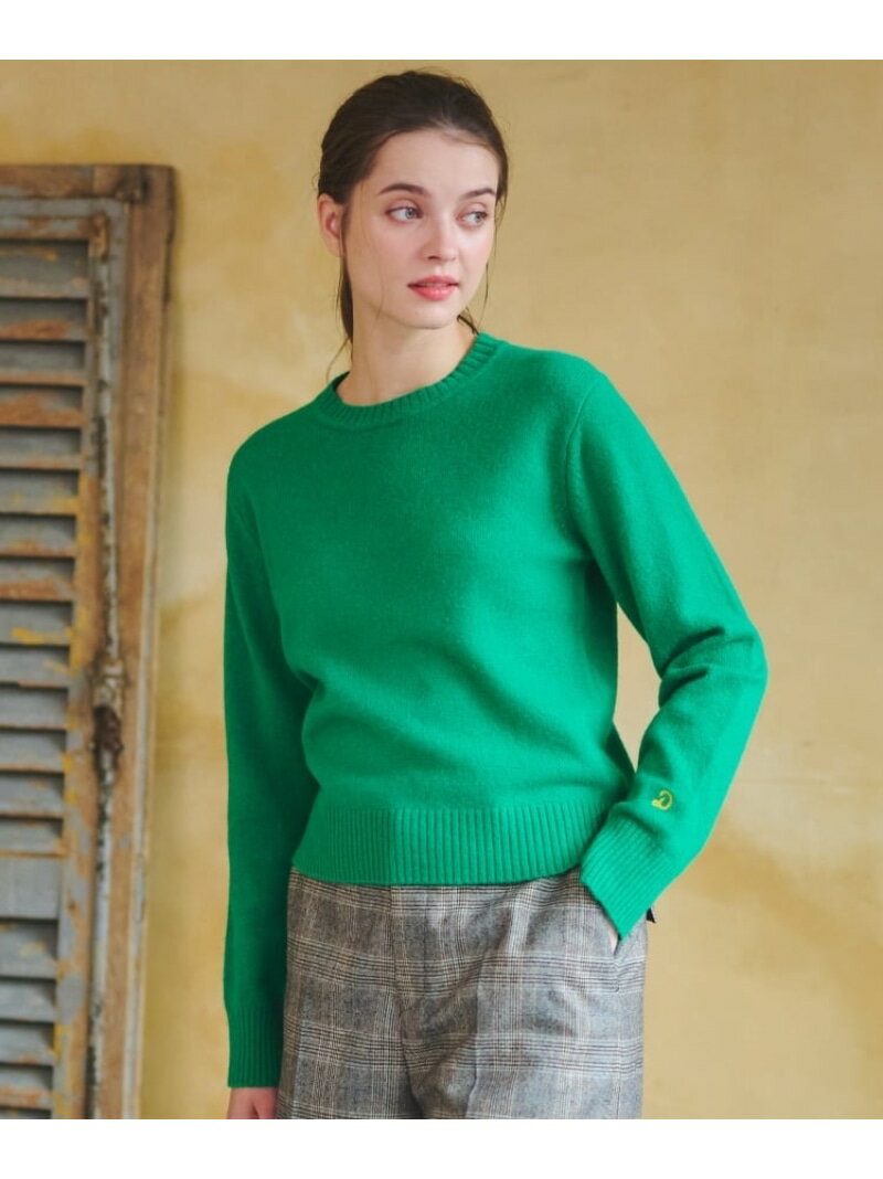 【SALE／30%OFF】【ウール/4カラー】ラムウールブレンドニット DRESSTERIOR ドレステリア トップス ニット ベージュ グリーン【RBA_E】【送料無料】[Rakuten Fashion]のサムネイル