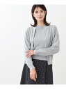 【SALE/50%OFF】【SALE/WEB限定カラーあり/洗える/アンサンブル】パール調刺繍ニット+カーディガン Reflect リフレクト トップス カーデ...
