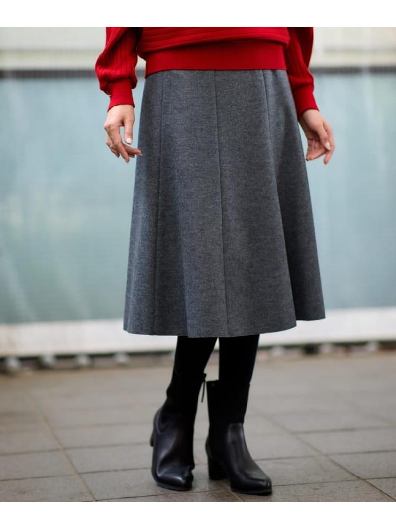 【選べる5色◎】フレアフリュイドスカート Reflect リフレクト スカート その他のスカート ベージュ ブ..