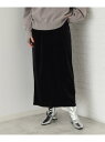 【SALE/50%OFF】《美人百花掲載》ベロアイージーナロースカート/セットアップ対応【洗濯機洗い可】 OPAQUE.CLIP オペークドットクリップ スカー...