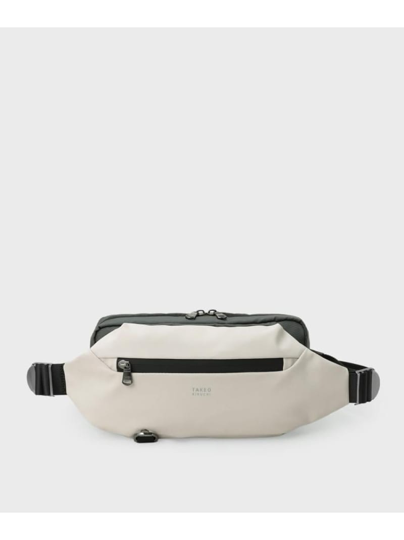 STORAGEポケットスリングショルダーバッグ TAKEO KIKUCHI タケオキクチ バッグ ボディバッグ・ウエストポーチ ブラック グレー【送料無料】[Rakuten Fashion]