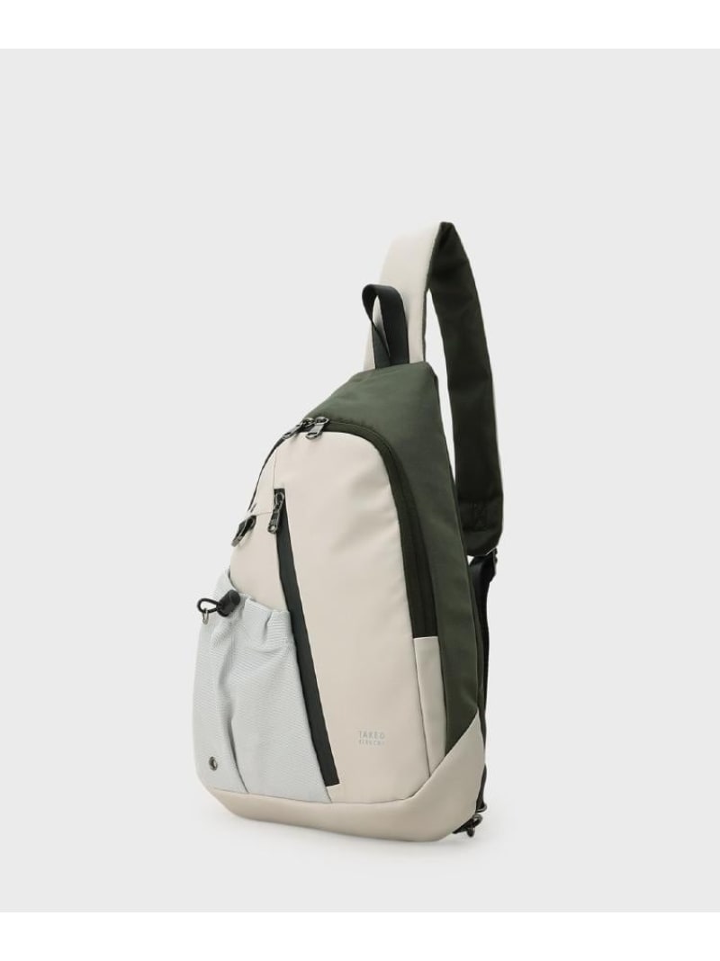 STORAGE ミドルボディバッグ TAKEO KIKUCHI タケオキクチ バッグ ボディバッグ・ウエストポーチ ブラック グレー【送料無料】[Rakuten Fashion]