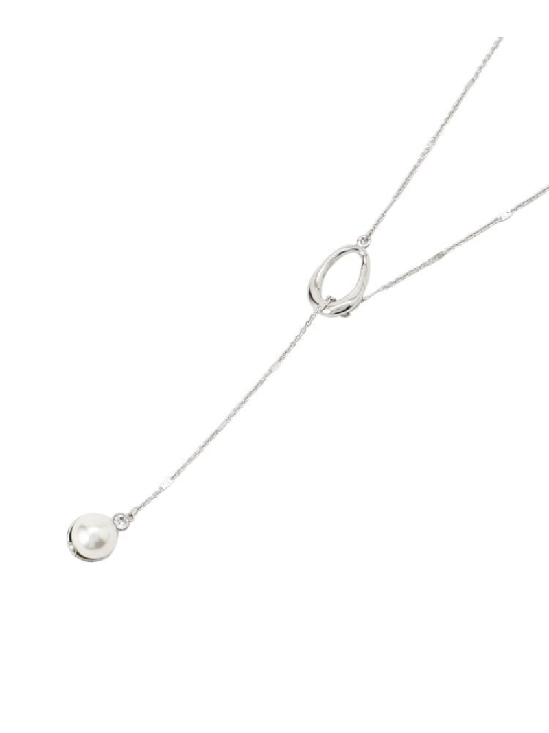【SALE／50%OFF】Y字パール調ネックレス Reflect リフレクト アクセサリー・腕時計 ネックレス シルバー ゴールド【RBA_E】[Rakuten Fashion]のサムネイル