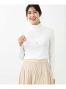 【SALE/50%OFF】【SALE/洗える/細見え】ベーシックタートルニット Reflect リフレクト トップス ニット ブラック グレー ホワイト【RBA...
