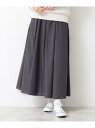 【SALE/60%OFF】【5色展開・ウエストゴム・洗える】エアリーフレアスカート(XS~L) Dessin デッサン スカート ロング・マキシスカート グレー...