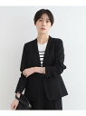 【SALE/60%OFF】【洗える/UVケア/接触冷感/SETUP可能】麻混ノーカラージャケット INDIVI インディヴィ スーツ・フォーマル セットアップス...