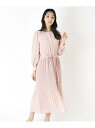 【SALE/70%OFF】【洗える/ウエストリボン付き/同柄アイテムあり】マノーローズ柄ワンピース LAURA ASHLEY ローラ アシュレイ ワンピース・ド...