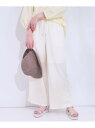 【SALE/50%OFF】幾何学レース調 イージーパンツ SHOO・LA・RUE シューラルー パンツ その他のパンツ ブラック グレー ホワイト【RBA_E】...