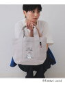 【SALE/30%OFF】【ジムボバートコラボ】プリントミドルトートバッグ OPAQUE.CLIP オペークドットクリップ バッグ トートバッグ グレー ブラッ...