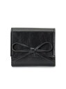 【SALE/50%OFF】ルリリボックスコイン三つ折財布 OberTashe エスペランサ 財布・ポーチ・ケース 財布 ブラック ホワイト レッド【RBA_E】...
