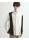 【SALE/53%OFF】ダイヤゴナルスイッチシャツ tk.TAKEO KIKUCHI ティーケータケオキクチ トップス シャツ・ブラウス ブラック ブルー ホ...