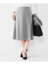 【SALE/30%OFF】【セットアップ可能】コットン混ジャージ マーメイドスカート UNTITLED アンタイトル スカート ロング・マキシスカート グレー ...