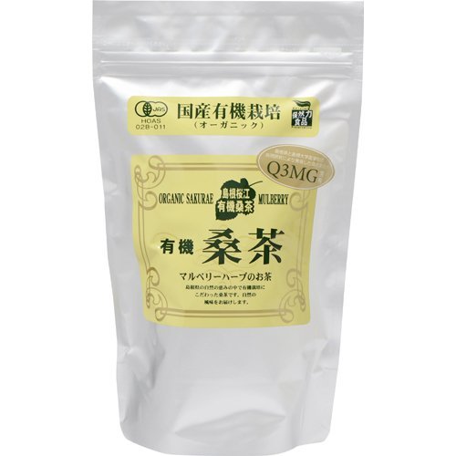 商品情報 商品の説明 有機桑茶 90g(2.5g×36包) ×2セット 主な仕様 島根県産有機栽培の桑の葉だけを使用した桑茶です。 ノンカフェインなので小さなお子様でも安心してお飲みいただけます。 自然の風味豊かでリラックスできる美味しいお茶です。 使いやすいティーパックタイプです。 Caffeine-free 100% Organic mulberry tea from Shimane prefecture. Economy pack