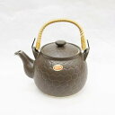 煎じ用土びん 亀甲土瓶 (高級耐熱) 2リットル 茶色