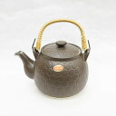 煎じ用土びん 亀甲土瓶 (高級耐熱) 1.5リットル 茶色