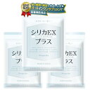 【薬剤師監修】 シリカEXプラス 栄養機能食品 10種の美容成分配合 オールインワン サプリメント 自然由来の高純度ケイ素 水溶性シリカ30日分 3袋