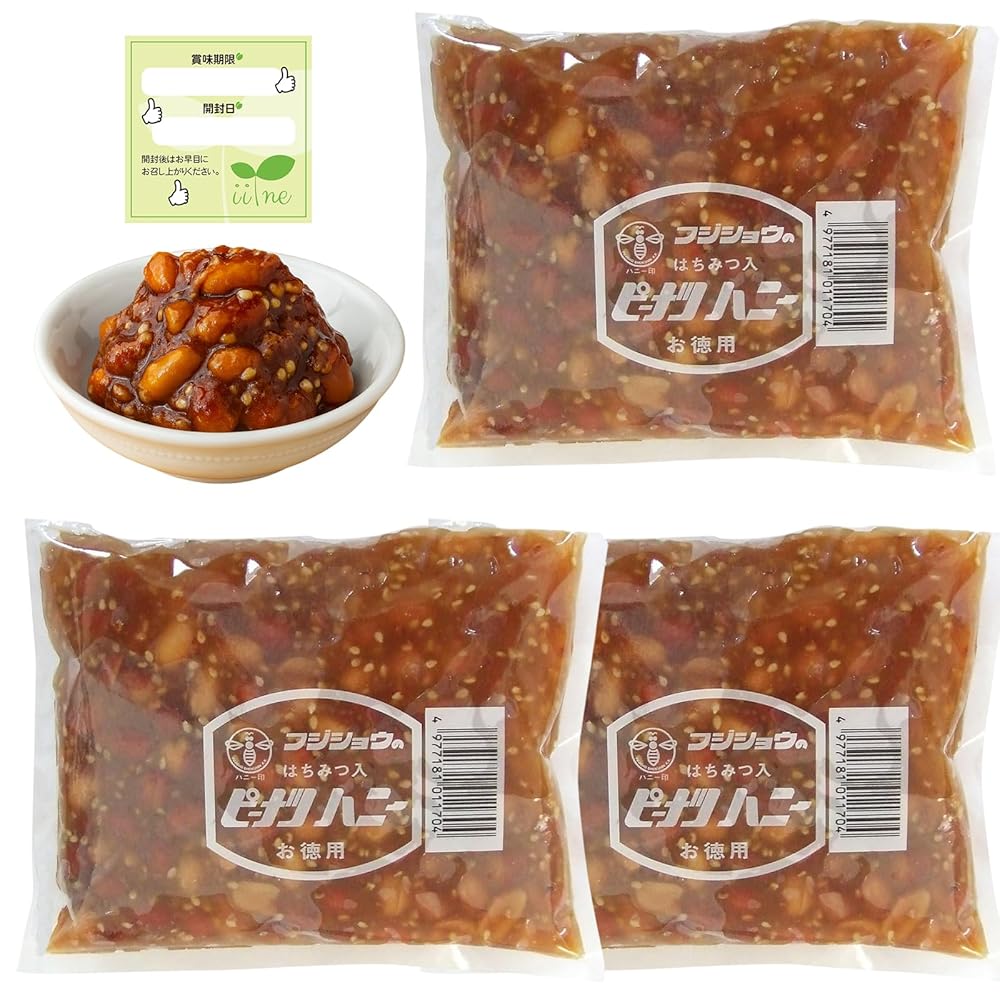 ピーナツハニー ピーナッツみそ 味噌ピー 千葉名産 富士正食品 お徳用310g 賞味期限シール付き