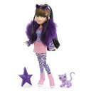 【商品名】Bratz Catz Doll Jade ブラッツ CATZ の人形 ジェイド 【カテゴリー】おもちゃ:人形・ドール【商品説明】人形は猫耳猫の耳の様に変わるサングラスが付属しています。 毛皮ラップ/ボア猫の尾に変わります。 リバーシブルスカートはチュチュになります。 ペット猫が含まれています。