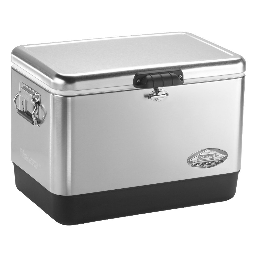 【コールマン スチールベルト クーラー Coleman 54-Quart Steel-Belted Cooler stainless】