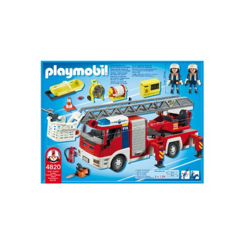 PLAYMOBIL（プレイモービル） はしご消防車 4820