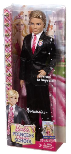 ワールドセレクトショップのバービーBarbie Princess Charm School Prince Nicholas Doll 　V6828｜アングル2