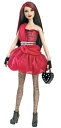 バービーBarbie All Dolled Up STARDOLL Brunette Doll Red Dress - Mix and Match Trendy...