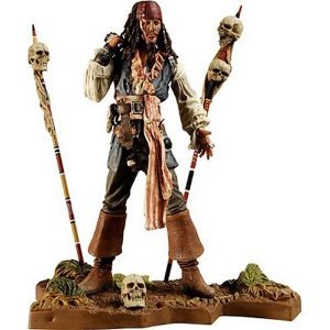 Pirates of the Caribbean Dead Man's Chest Series 3 Cannibal Jack Sparrow Figure