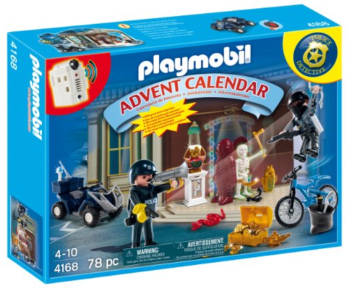 Playmobil - 4168 - Calendrier de L'Avent - Policier et Voleur d'antiquit?s avec Surprises