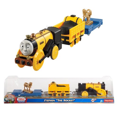 (日本未発売) TRACK MASTER きかんしゃトーマスとなかまたち スティーブン STEPHEN THE ROCKET 3両(Y3346