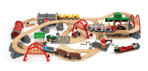 Brio 電車 レール ロードデラックスセット