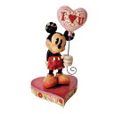 ディズニーフィギュア ジム・ショワ ミッキー "Mickey with Heart Balloon" JimShore Disney 4026087