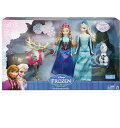 ディズニーフローズン限定 アナと雪の女王 人形セット アンナ&プリンセスエルザ&雪だるまオラフ&ス