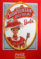 バービー Coca Cola Soda Fountain Sweetheart ドール- コレクターズエディション 1st シリーズ 131002fn