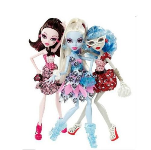 【商品名】モンスターハイ Exclusive Dot Dead Gorgeous 3 Pack Draculaura, Abbey Bominable, Ghoulia Yelps【カテゴリー】ホビー:人形・ドール【商品説明】モンスター娘 ゴージャスな3パック