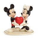 ディズニーフィギュア レノックス ミッキー ミニー "Sweethearts Forever" Lenox Disney 830095