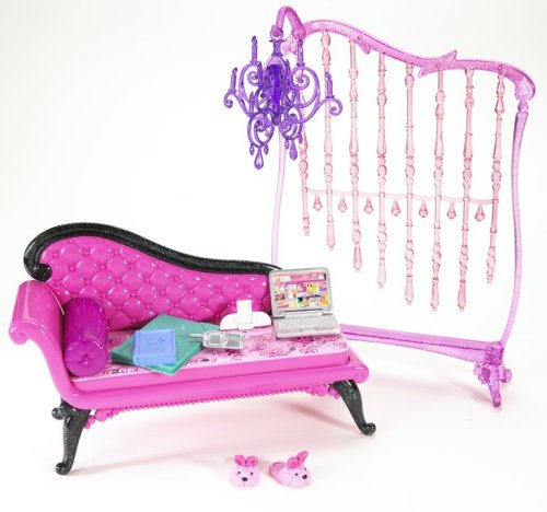 【商品名】バービー ピンクだいすきベーシック家具シリーズ ピンクだいすき バービーのソファ N4899【カテゴリー】ホビー:人形・ドール【商品説明】