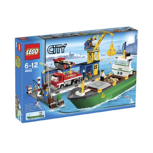 レゴ シティ LEGO CITY コンテナ船とハーバー 4645