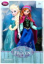 【商品名】ディズ二ー　アンナ＆エルザ　30センチ人形パック　Disney Frozen Exclusive 12 Inch Doll 2-Pack Anna & Elsa　　【カテゴリー】ホビー:人形・ドール【商品説明】Northern lightsJoin the adventure with a pair of lovely dolls inspired by Walt Disney Animation Studios' Frozen. Anna and Elsa wear beautifully designed costumes with glittering accents and intricate detailing. - Anna wears a satin dress and bodice with golden trim and glitter design accents- Soft velour cape and hood with metallic clasp- Faux fur headband and fuzzy mittens- Elsa wears a dramatic glittering gown with shimmering sheer sleeves and attached cape- Detailed boots and shoes- Textured, styled and braided hair.