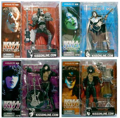 マクファーレントイズ MUSICシリーズ/KISS クリエーチャー/4体セット