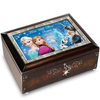 限定版・01-21249-001　Disney FROZEN Brown Music Box Plays the Melody of "Let It Go"　ディズニー