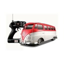 Maisto Tech 1:10 Red & White Volkswagon Bus Van