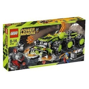 【商品名】レゴ 8708 Cave Crusher パワー・マイナーズ ケイブ・クラッシャー 【カテゴリー】ホビー:ブロック【商品説明】Battle beneath the earth! The Power Miners can grind through granite with the Cave Crusher's spinning front blades, flamethrower, and drill station. When rock monsters attack, the Cave Crusher's saw blades can be launched at the enemy. Includes two Power Miners and rock monster. Includes 1 red rock-throwing monster and 2 minifigures: 1 engineer and 1 Power Miner! Accessories include 1 stick of dynamite, pickaxe, shovel, harpoon and 3 red crystals! Move the Cave Crusher and front dual blades spin! Shoot blades with the launcher! Features a removable drill platform! Cave Crusher measures 12 inches (30.5cm) long!LEGO Power Miners Exclusive Limited Edition Set #8708 Cave Crusher